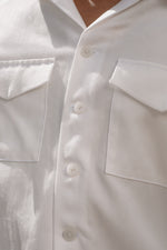 Camp Collar Long Sleeve Button Up Shirt